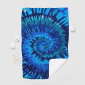 Tye-Blue-Golf-Handtuch Golfhandtuch (Insitu)
