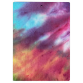 Tye Dye #10 Clipboard Klemmbrett (Rückseite)