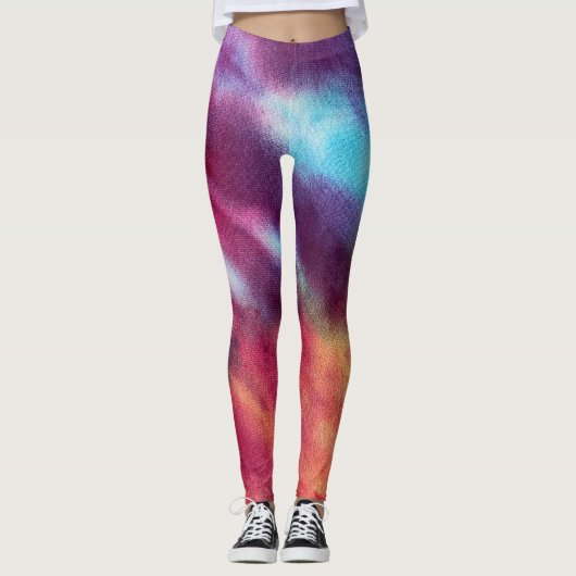 Tye Dye #10 Leggings (Vorderseite)