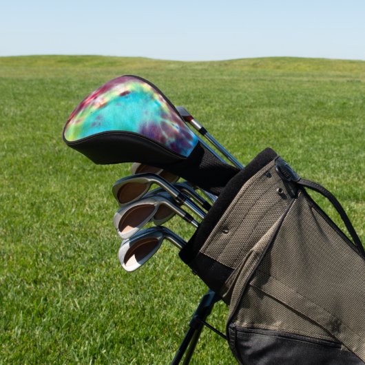 Tye Dye #1 Golf Headcover (In SItu)