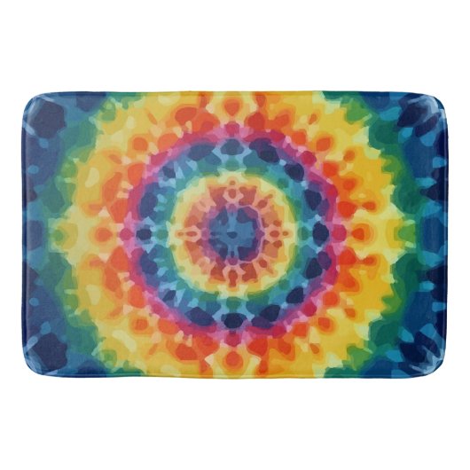 Tye-Dye-4 Bath Mat Badematte (Vorderseite)