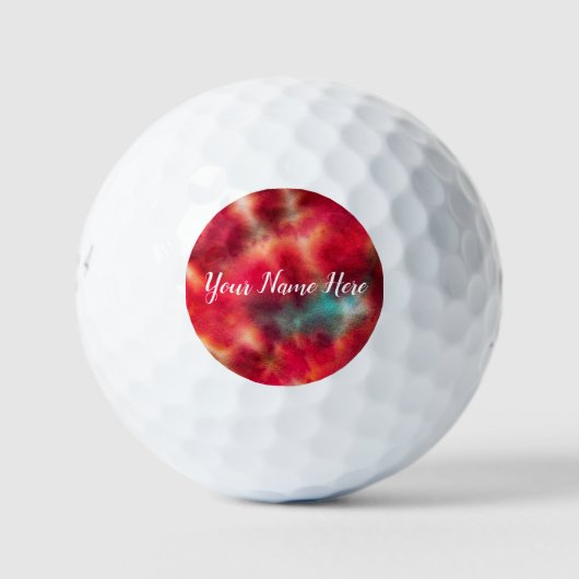 Tye Dye #4 Golf Balls Golfball (Vorderseite)