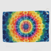 Tye-Dye-4 Golf-Handtuch Golfhandtuch (Horizontal)