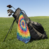 Tye-Dye-4 Golf-Handtuch Golfhandtuch (Gras)