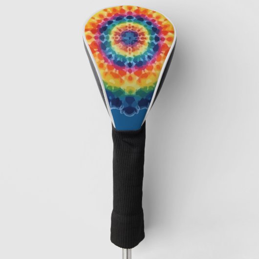 Tye-Dye-4 Golf Head Cover Headcover (Vorderseite)