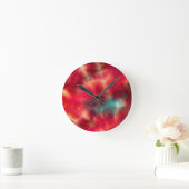 Tye Dye #4 Runde Wanduhr (Zuhause)