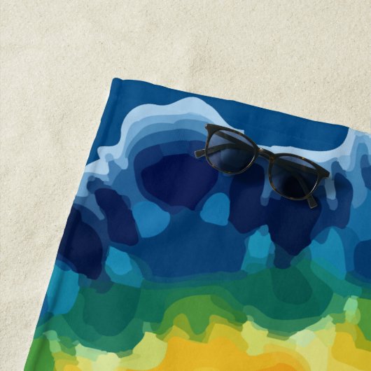 Tye-Dye-4 Strandtuch (Beispiel)