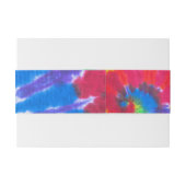 TYE DYE Bar Bat Mitzvah Envelope Wrap Band (Rückseitenbeispiel)