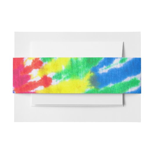 TYE DYE Bar Bat Mitzvah Envelope Wrap Band (Vorderseite Beispiel)