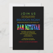 TYE DYE Bar Mitzvah Einladung (Vorderseite)