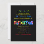 TYE DYE Bat Mitzvah Einladung (Vorderseite)