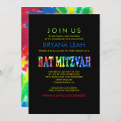 TYE DYE Bat Mitzvah Einladung