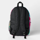 Tye-Dye Bedruckter Rucksack (Rückseite)