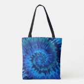 Tye-Dye-Blue-Tasche Tasche (Rückseite)