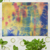Tye Dye Composition #5 von Michael Moffa Geschirrtuch (Gefaltet)