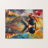 Tye Dye Cool Gnome Puzzle (Horizontal)