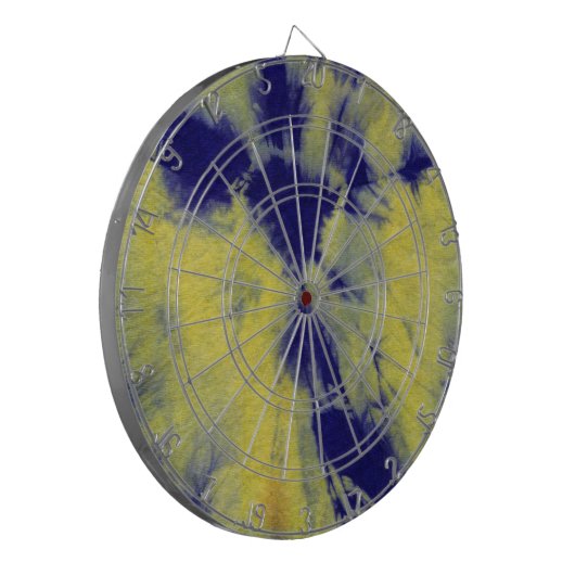 Tye Dye Komposition #11 von Michael Moffa Dartscheibe (Vorderseite Links)