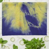 Tye Dye Komposition #11 von Michael Moffa Handtuch (Gefaltet)