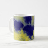 Tye Dye Komposition #11 von Michael Moffa Kaffeetasse (Vorderseite Links)