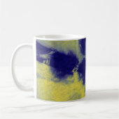 Tye Dye Komposition #11 von Michael Moffa Kaffeetasse (Links)