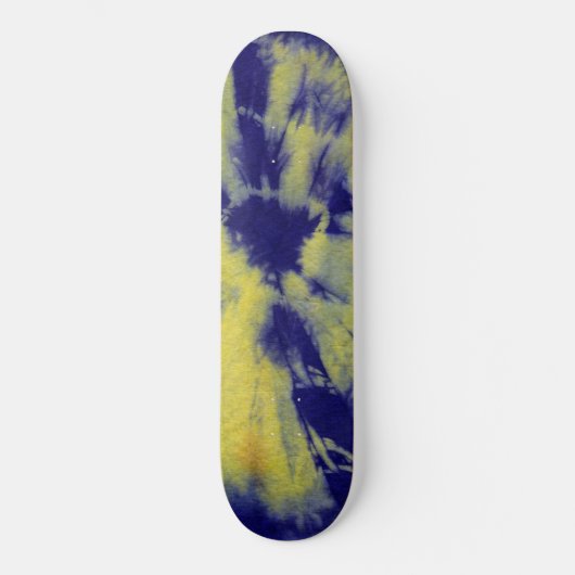 Tye Dye Komposition #11 von Michael Moffa Skateboard (Vorderseite)