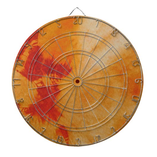 Tye Dye Komposition #12 von Michael Moffa Dartscheibe (vorne)