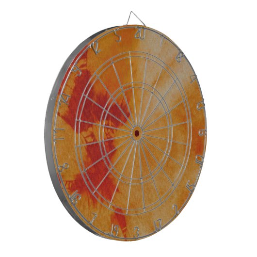 Tye Dye Komposition #12 von Michael Moffa Dartscheibe (Vorderseite Links)