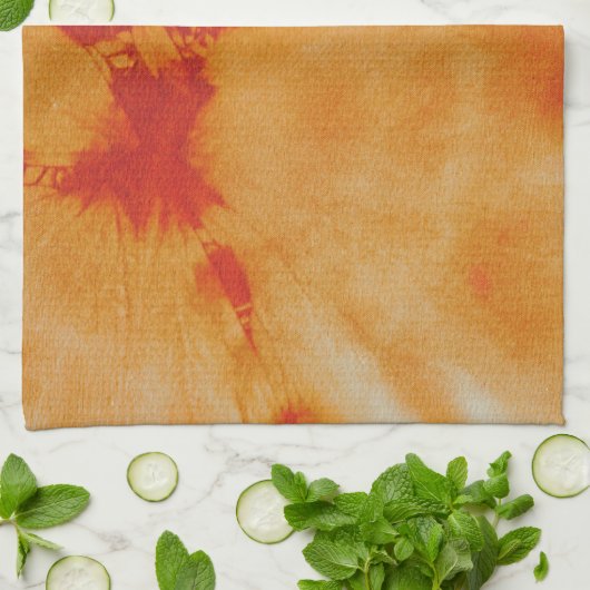 Tye Dye Komposition #12 von Michael Moffa Handtuch (Gefaltet)