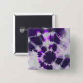 Tye Dye Komposition #1 von Michael Moffa Button (Vorne & Hinten)