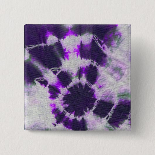 Tye Dye Komposition #1 von Michael Moffa Button (Vorderseite)
