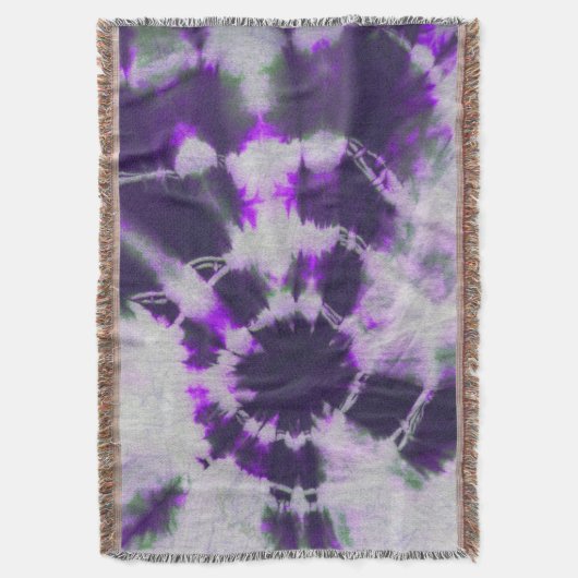 Tye Dye Komposition #1 von Michael Moffa Decke (Vorderseite Vertikal)