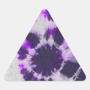 Tye Dye Komposition #1 von Michael Moffa Dreieckiger Aufkleber