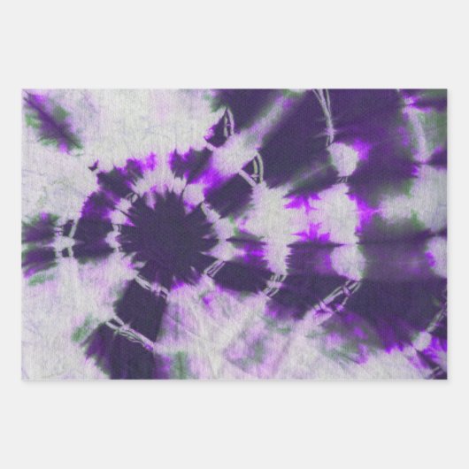 Tye Dye Komposition #1 von Michael Moffa Geschenkpapier Set (Vorderseite 3)