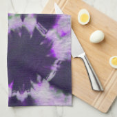 Tye Dye Komposition #1 von Michael Moffa Handtuch (Viertel Falte)
