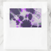 Tye Dye Komposition #1 von Michael Moffa Rechteckiger Aufkleber (Tasche)