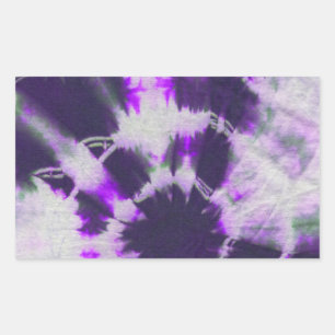 Tye Dye Komposition #1 von Michael Moffa Rechteckiger Aufkleber