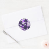 Tye Dye Komposition #1 von Michael Moffa Runder Aufkleber (Umschlag)