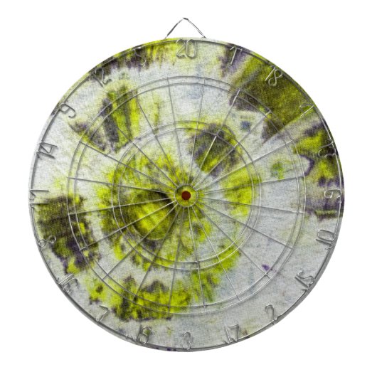 Tye Dye Komposition #3 von Michael Moffa Dartscheibe (vorne)