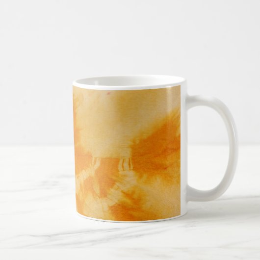 Tye Dye Komposition #4 von Michael Moffa Kaffeetasse (Rechts)