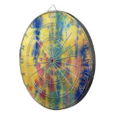 Tye Dye Komposition #5 von Michael Moffa Dartscheibe (Vorderseite rechts)