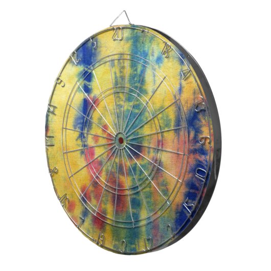Tye Dye Komposition #5 von Michael Moffa Dartscheibe (Vorderseite rechts)