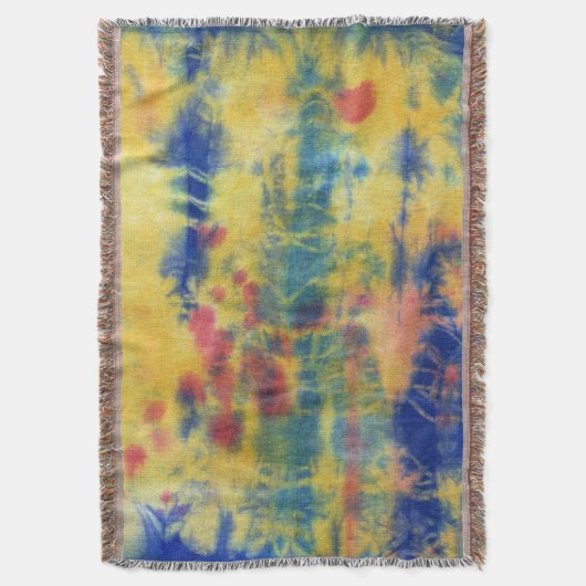 Tye Dye Komposition #5 von Michael Moffa Decke (Vorderseite Vertikal)