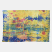 Tye Dye Komposition #5 von Michael Moffa Geschirrtuch (Horizontal)