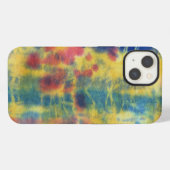 Tye Dye Komposition #5 von Michael Moffa iPhone Hülle (Rückseite (Horizontal))