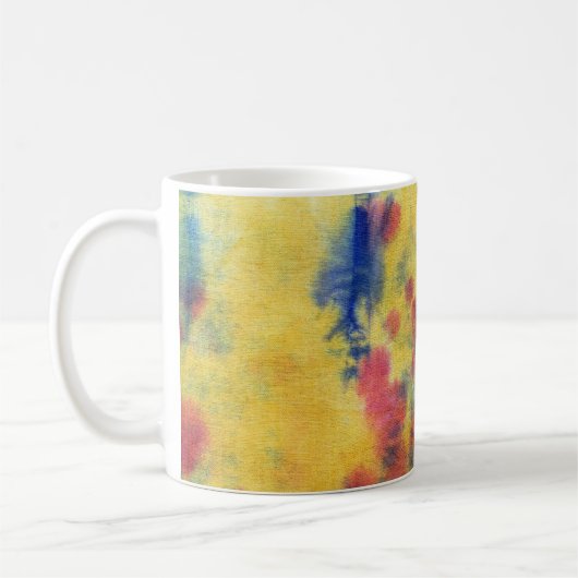 Tye Dye Komposition #5 von Michael Moffa Kaffeetasse (Links)