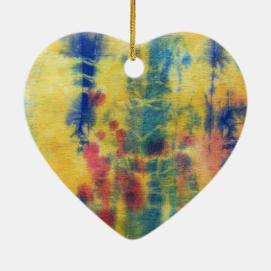 Tye Dye Komposition #5 von Michael Moffa Keramikornament (Hinten)