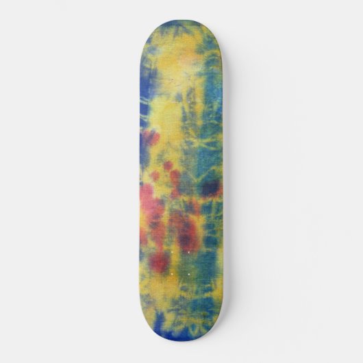 Tye Dye Komposition #5 von Michael Moffa Skateboard (Vorderseite)
