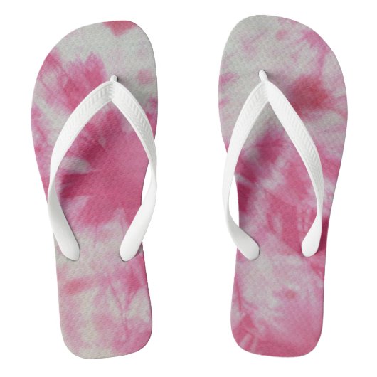 Tye Dye Komposition #6 von Michael Moffa Badesandalen (Fußbett)