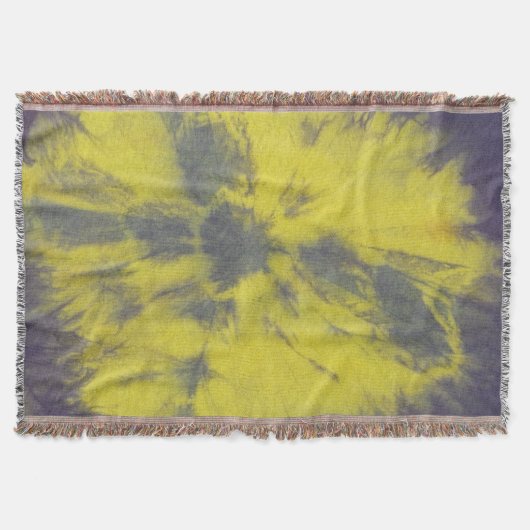 Tye Dye Komposition #8 von Michael Moffa Decke (Vorderseite)
