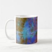 Tye Dye Komposition #8 von Michael Moffa Kaffeetasse (Links)